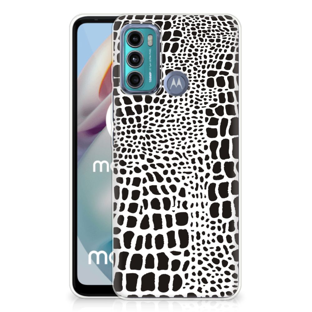 Motorola Moto G60 TPU Hoesje Slangenprint B2C Telecom