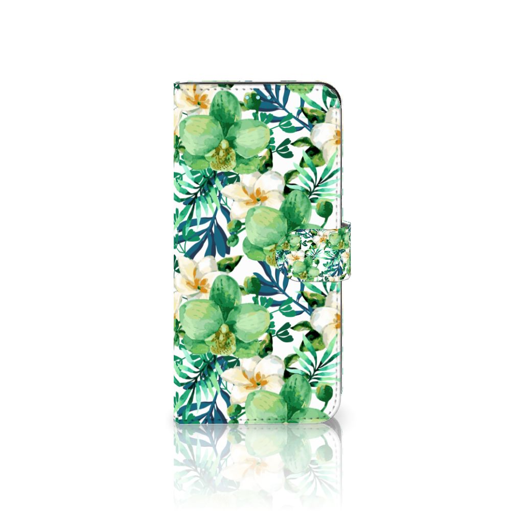 OPPO A76 | A96 Hoesje Orchidee Groen