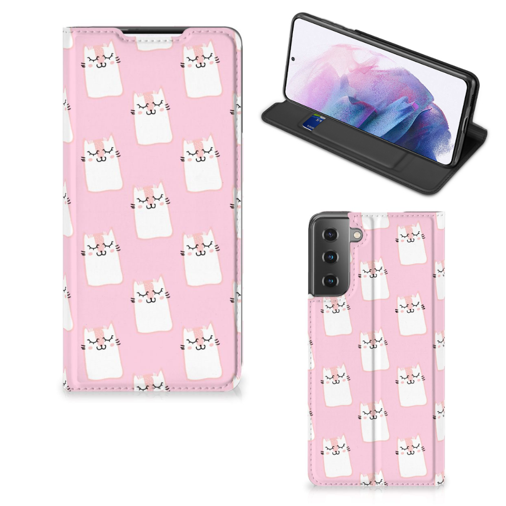 Samsung Galaxy S21 Plus Hoesje maken Sleeping Cats - B2C Telecom