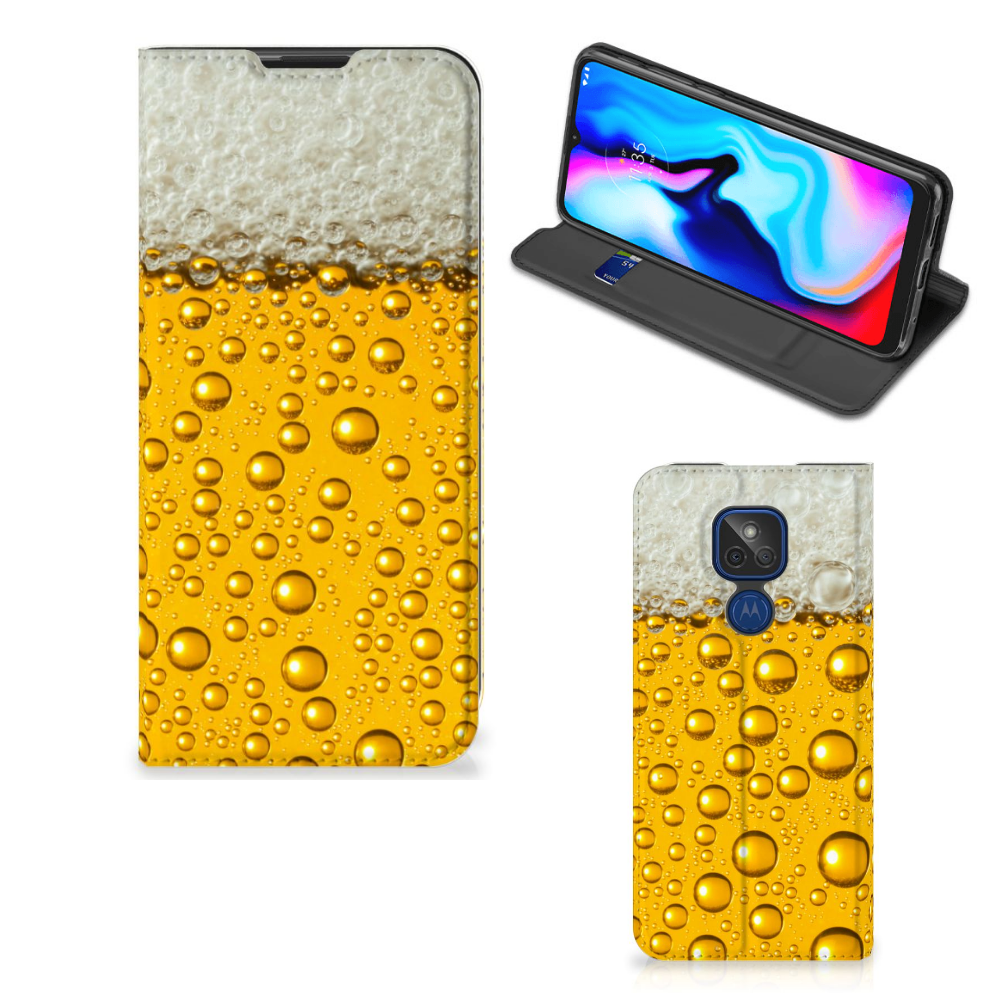 Motorola Moto G9 Play Flip Style Cover Bier - B2C Telecom