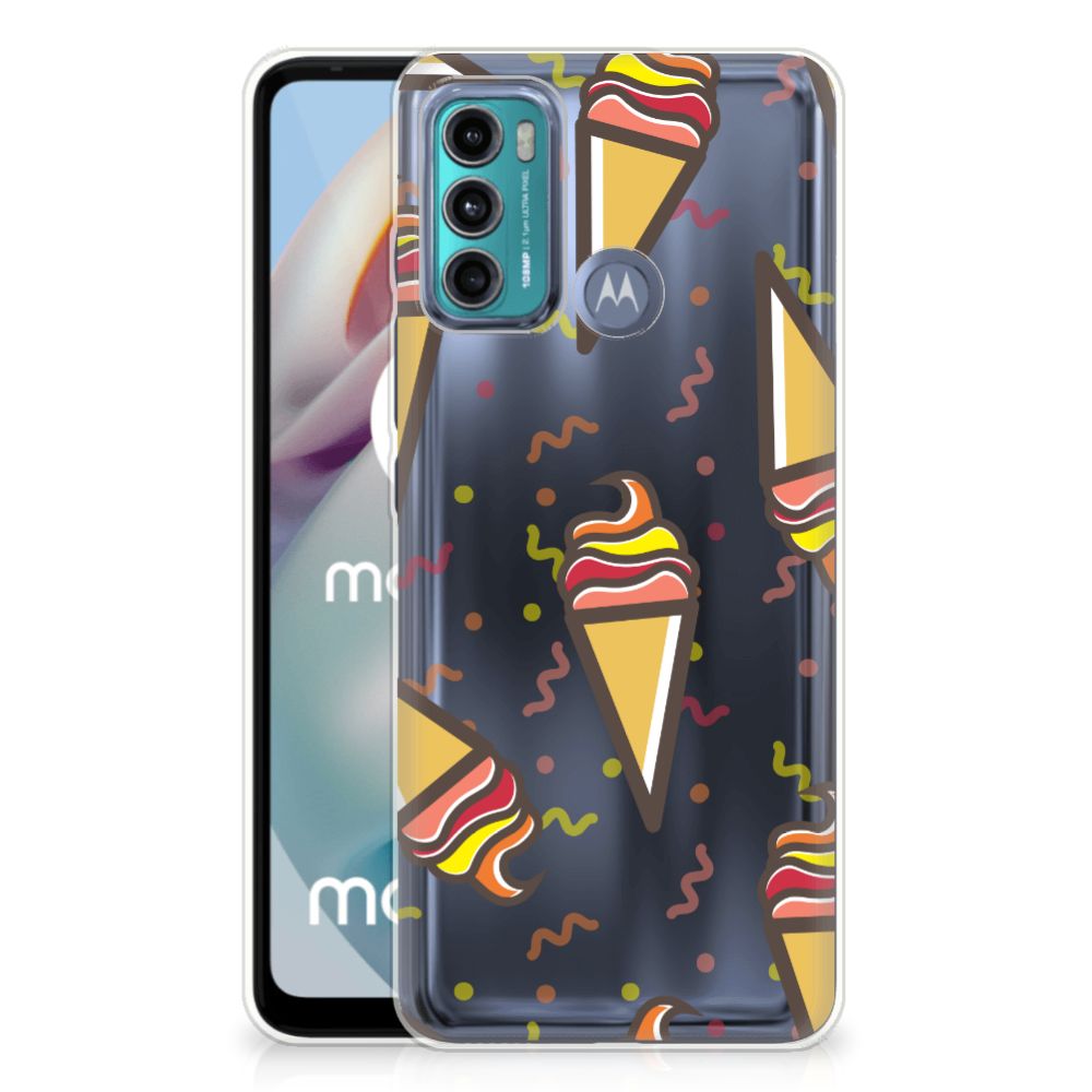 Motorola Moto G60 Siliconen Case Icecream B2C Telecom