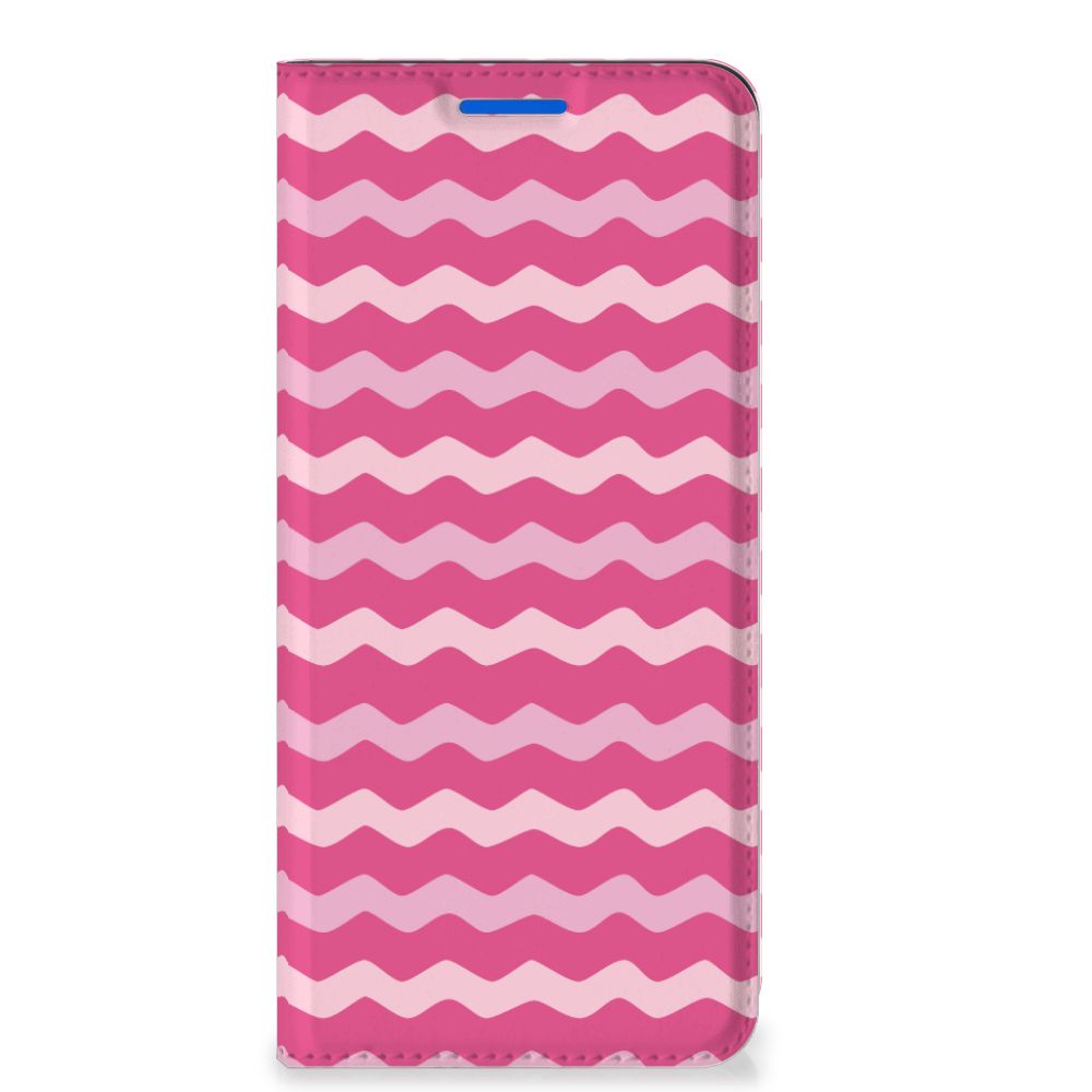 OPPO Reno6 5G Hoesje met Magneet Waves Pink - B2C Telecom