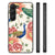 Dierenprint Telefoonhoesje voor Samsung Galaxy S23 Pink Peacock