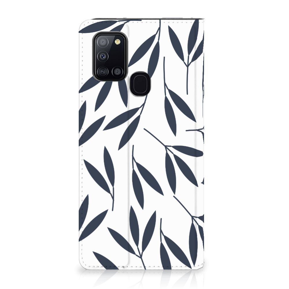 Samsung Galaxy A21s Smart Cover Leaves Blue - B2C Telecom