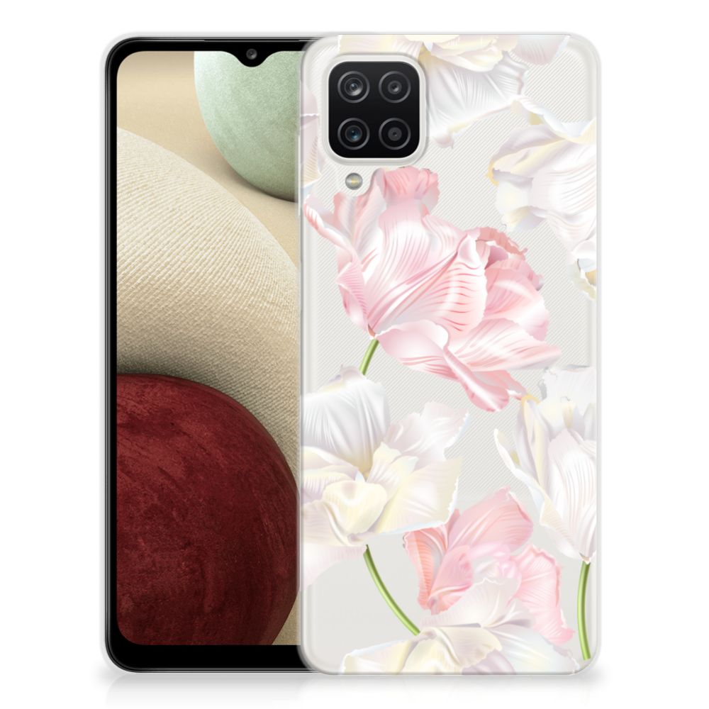 Samsung Galaxy A12 TPU Case Lovely Flowers