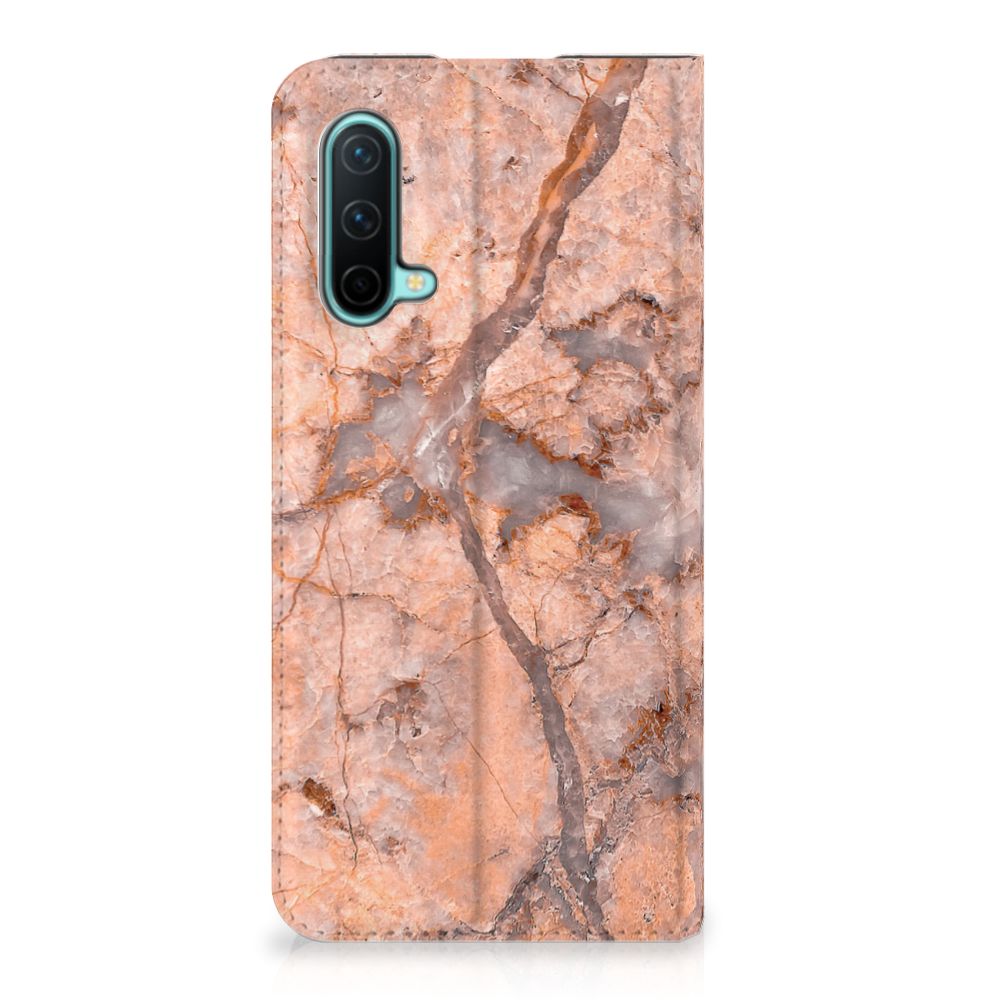 OnePlus Nord CE 5G Standcase Marmer Oranje - B2C Telecom