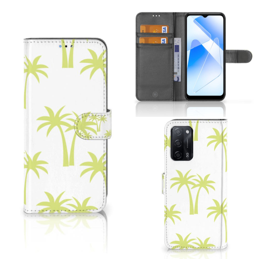 OPPO A16/A16s/A54s Hoesje Palmtrees