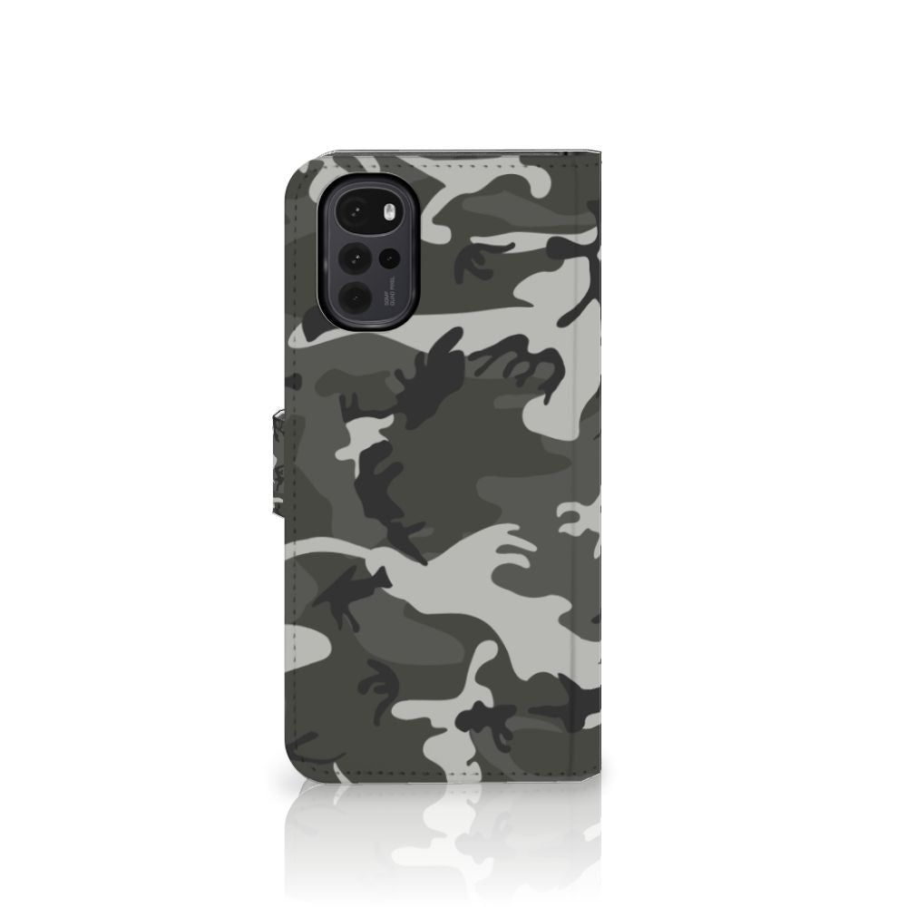 Motorola Moto G22 Telefoon Hoesje Army Light