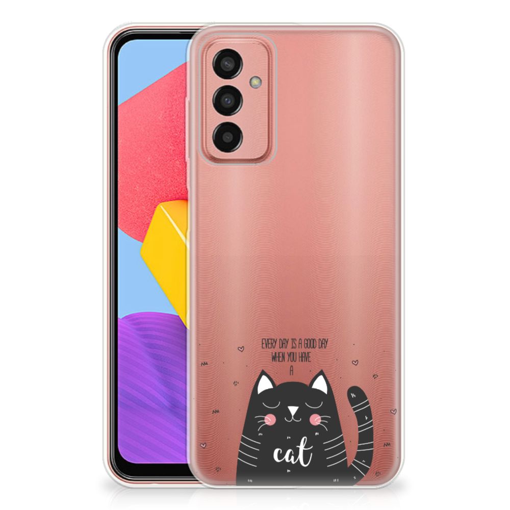 Samsung Galaxy M13 | M23 Telefoonhoesje met Naam Cat Good Day B2C Telecom