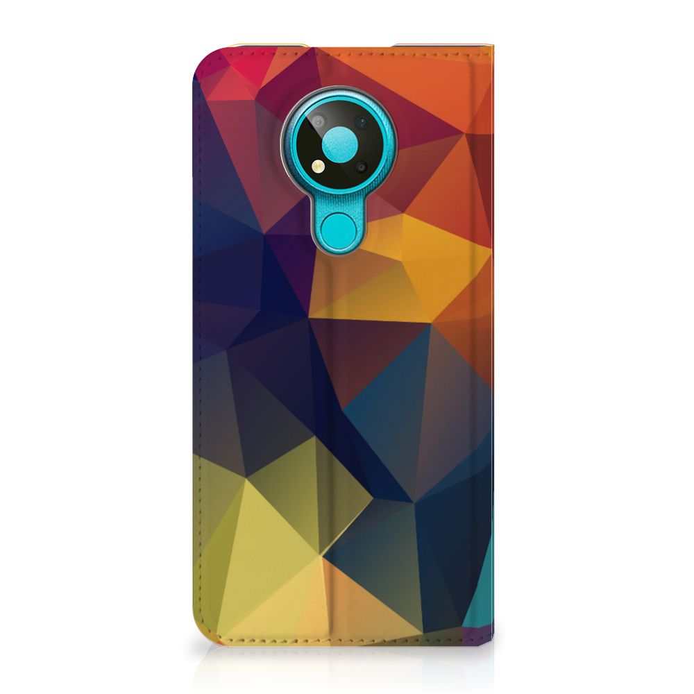 Nokia 3.4 Stand Case Polygon Color - B2C Telecom