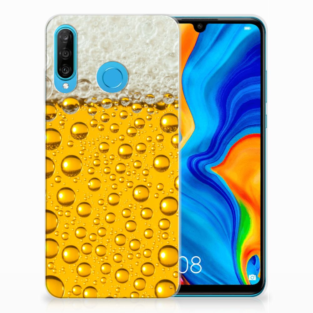 Huawei P30 Lite Siliconen Case Bier