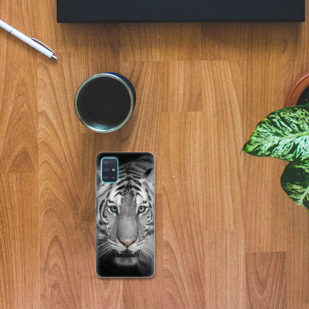 Samsung Galaxy A51 TPU Hoesje Tijger