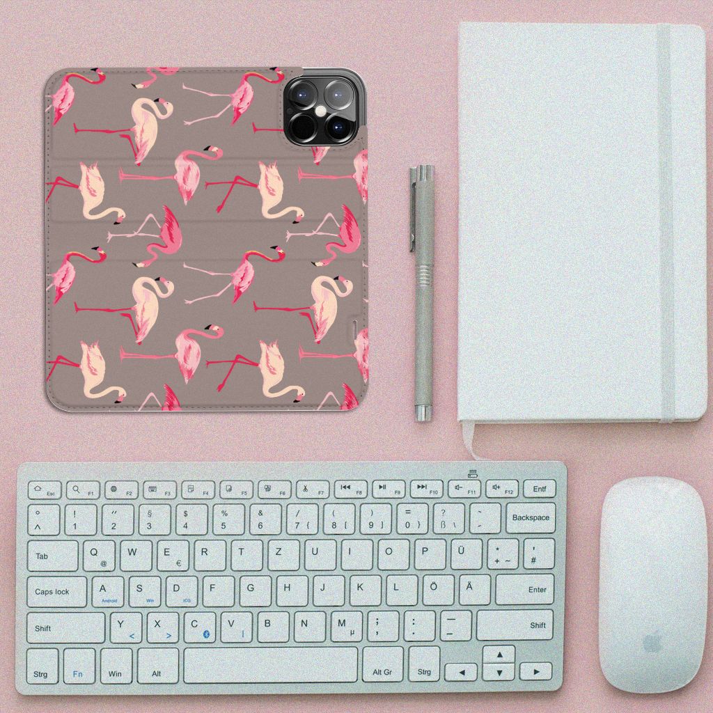 iPhone 12 Pro Max Hoesje maken Flamingo - B2C Telecom