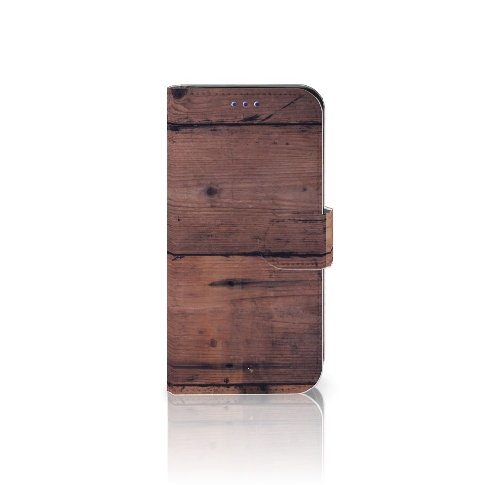 Samsung Galaxy S10e Book Style Case Old Wood
