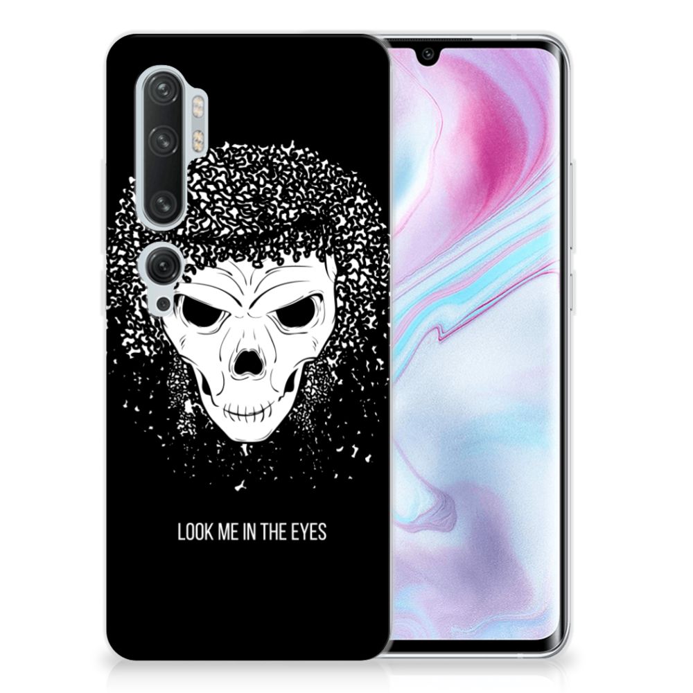 Silicone Back Case Xiaomi Mi Note 10 Pro Skull Hair B2C Telecom