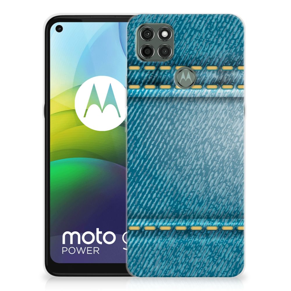 Motorola Moto G9 Power Silicone Back Cover Jeans