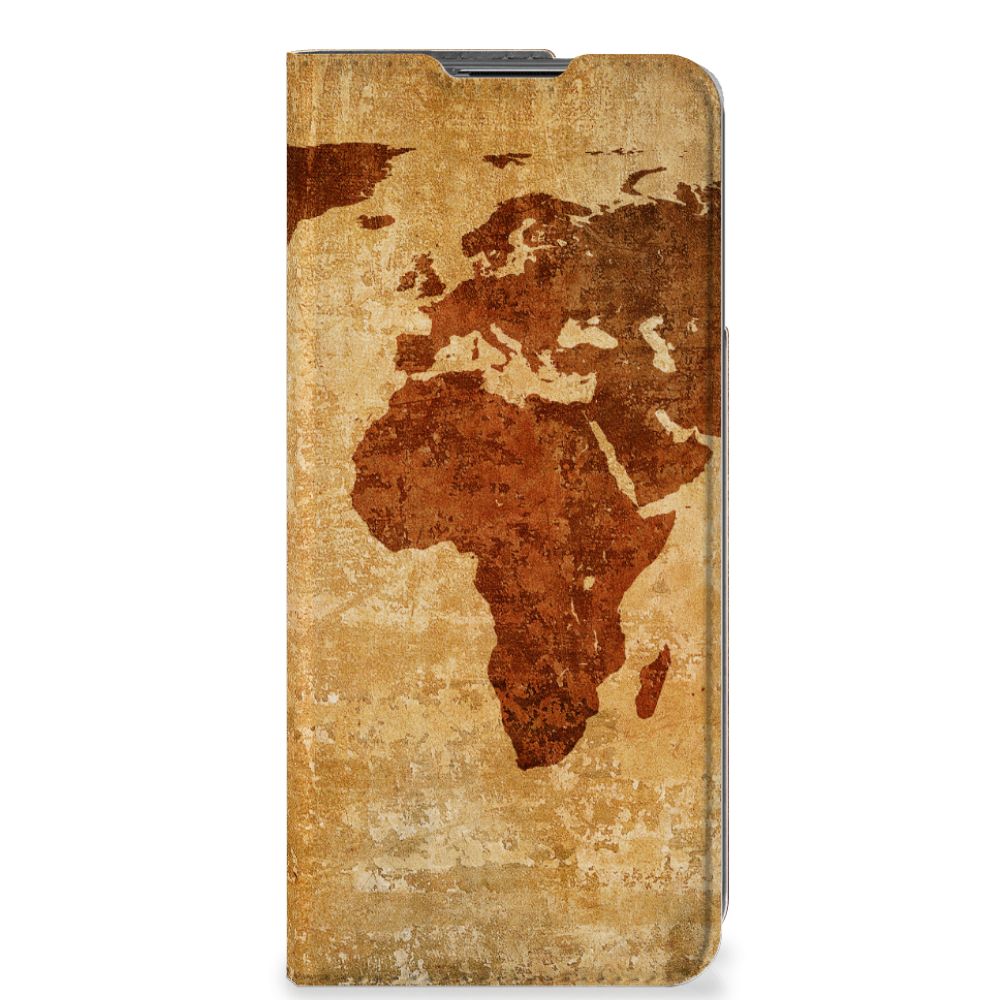 OnePlus Nord CE 2 5G Book Cover Wereldkaart - B2C Telecom