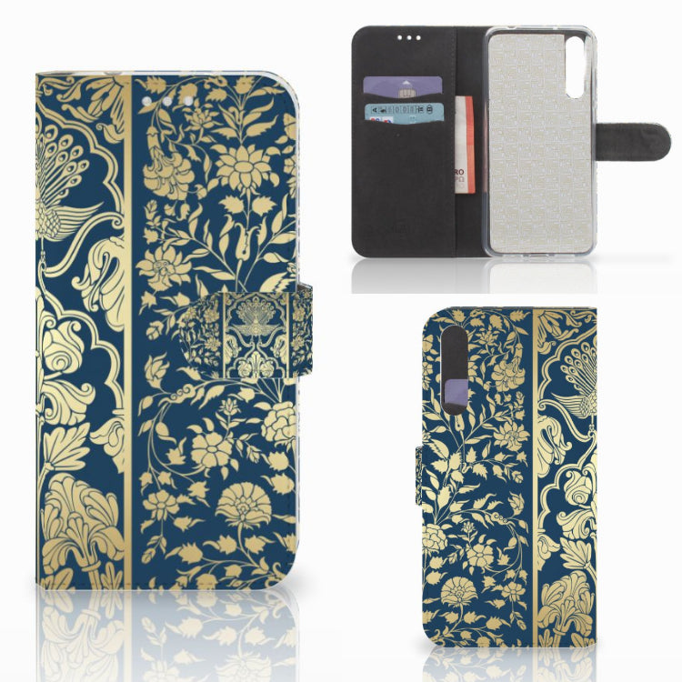 Huawei P20 Pro Hoesje Beige Flowers