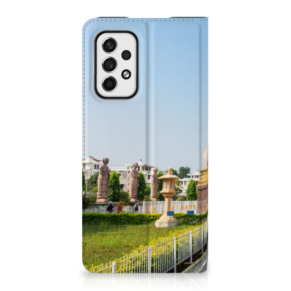 Samsung Galaxy A73 Book Cover Boeddha - B2C Telecom