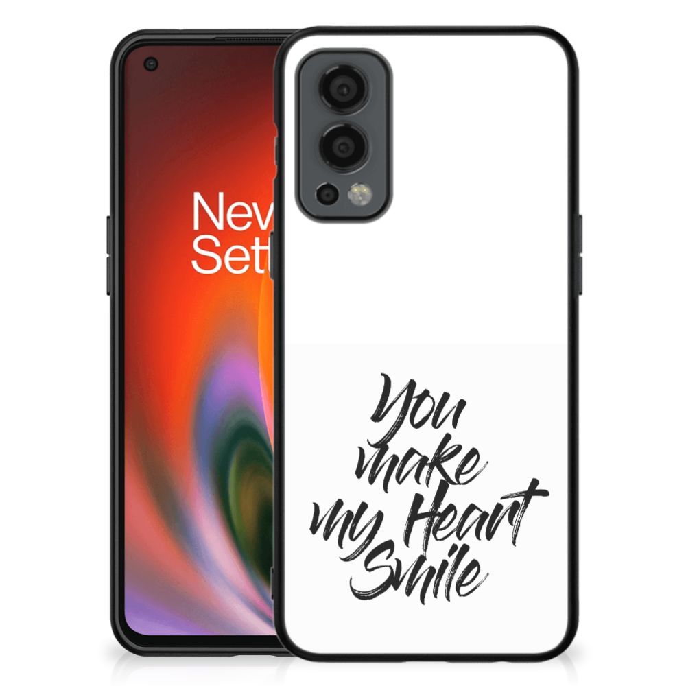 OnePlus Nord 2 Telefoon Hoesje met tekst Heart Smile