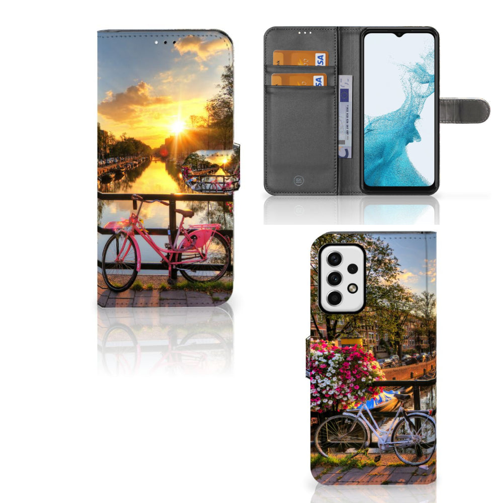 Samsung Galaxy A23 Flip Cover Amsterdamse Grachten
