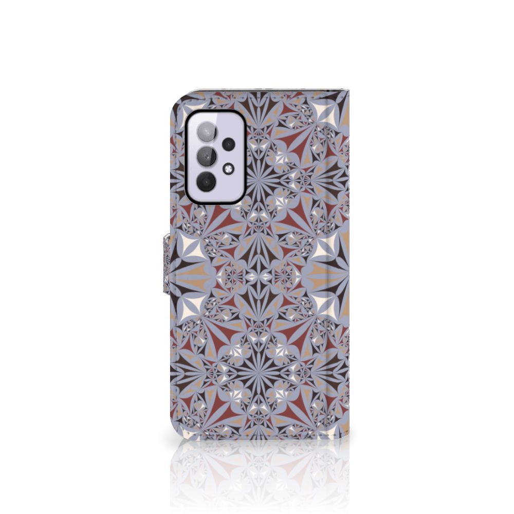 Samsung Galaxy A33 5G Bookcase Flower Tiles