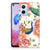 TPU Hoesje voor OPPO A96 | OPPO A76 Pink Peacock