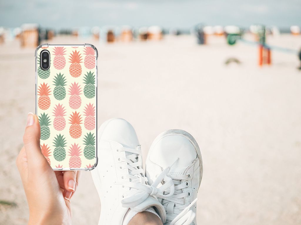 Apple iPhone Xs Max Beschermhoes Ananas