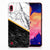 Samsung Galaxy A10 TPU Siliconen Hoesje Marmer Wit Zwart - Origineel Cadeau Man