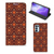 OPPO Find X3 Lite Hoesje met Magneet Batik Brown - B2C Telecom