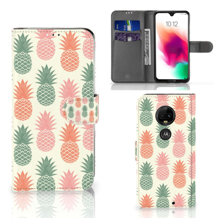 Motorola Moto G7 | G7 Plus Book Cover Ananas