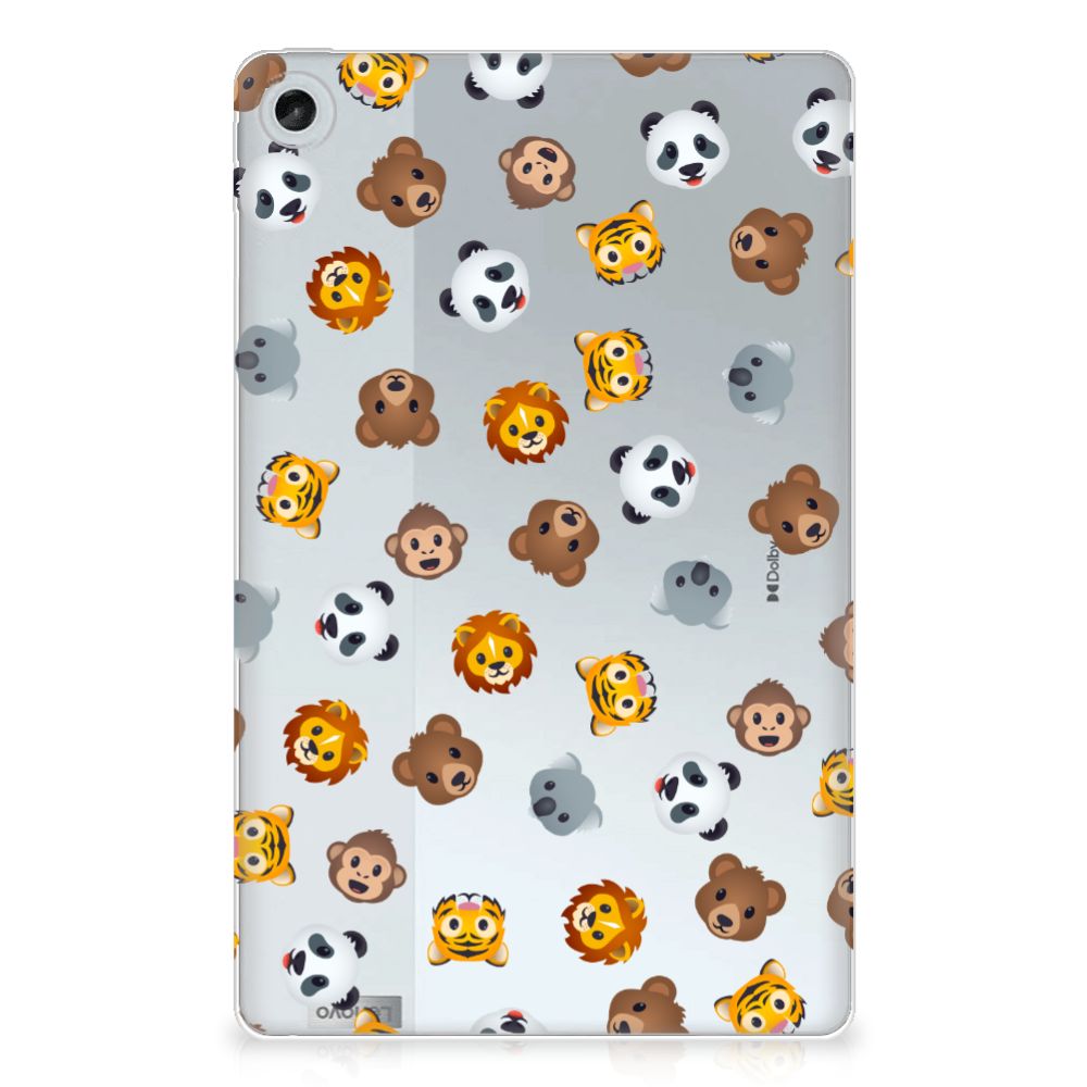 Hippe Hoes voor Lenovo Tab M10 Plus (3e generatie) Dieren Emojis - B2C Telecom
