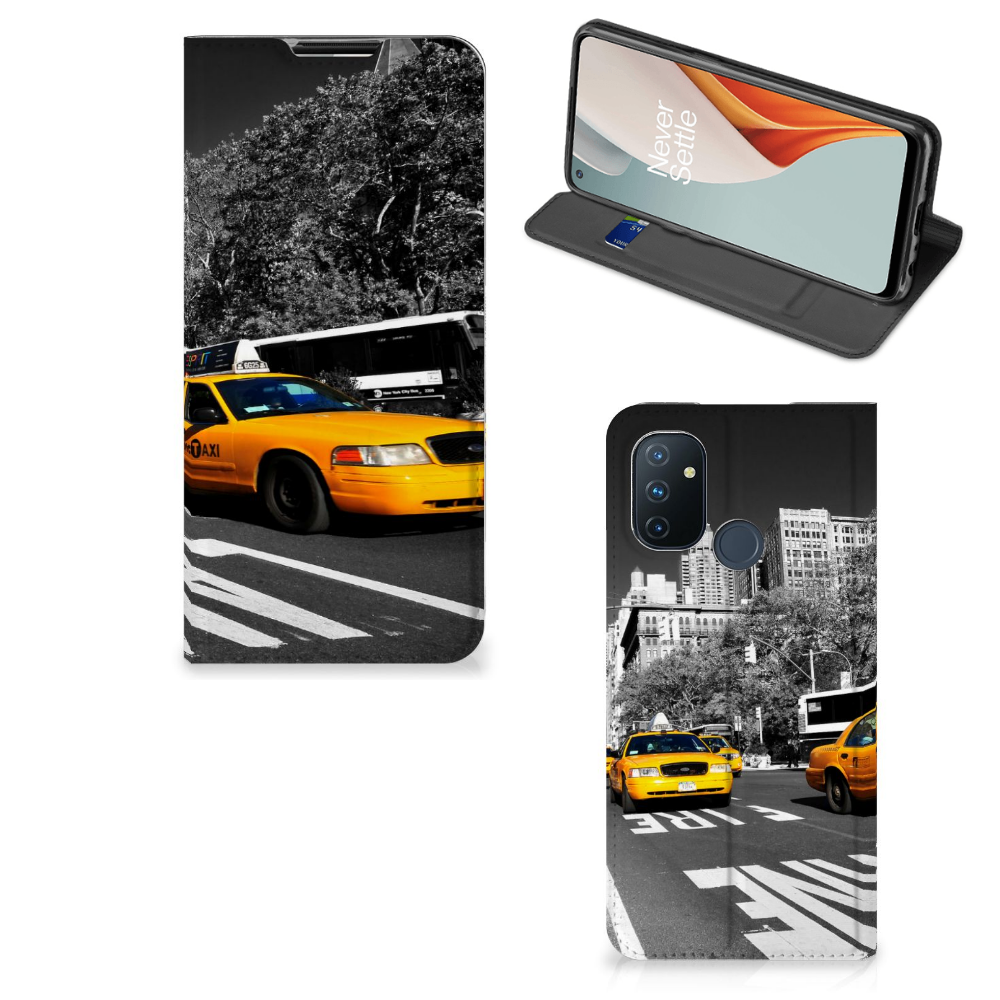 OnePlus Nord N100 Book Cover New York Taxi - B2C Telecom