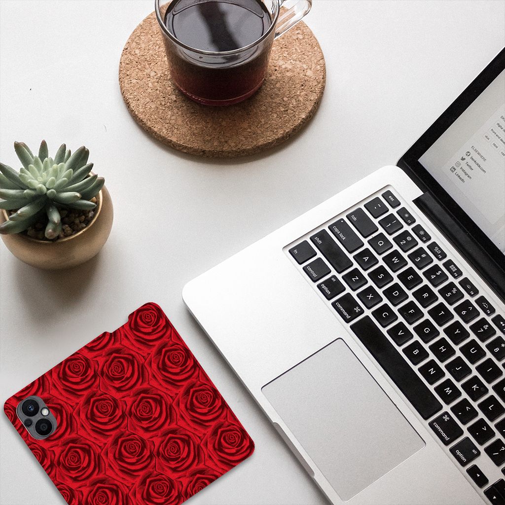 OPPO Reno8 Lite Smart Cover Red Roses - B2C Telecom