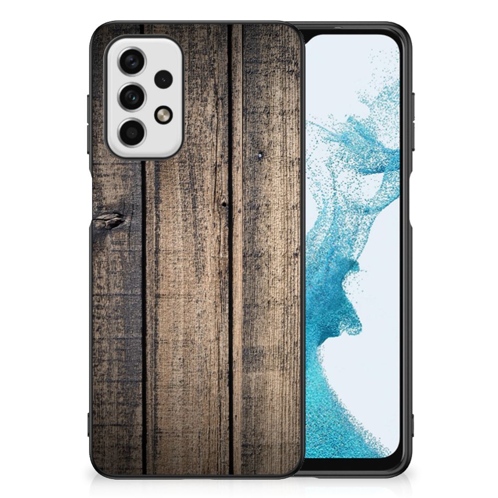 Samsung Galaxy A23 Houten Print Telefoonhoesje Steigerhout B2C Telecom
