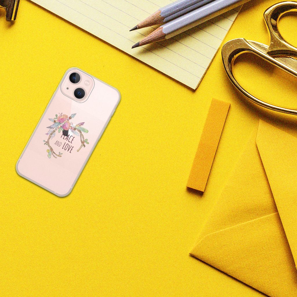 iPhone 13 mini Telefoonhoesje met Naam Boho Text B2C Telecom