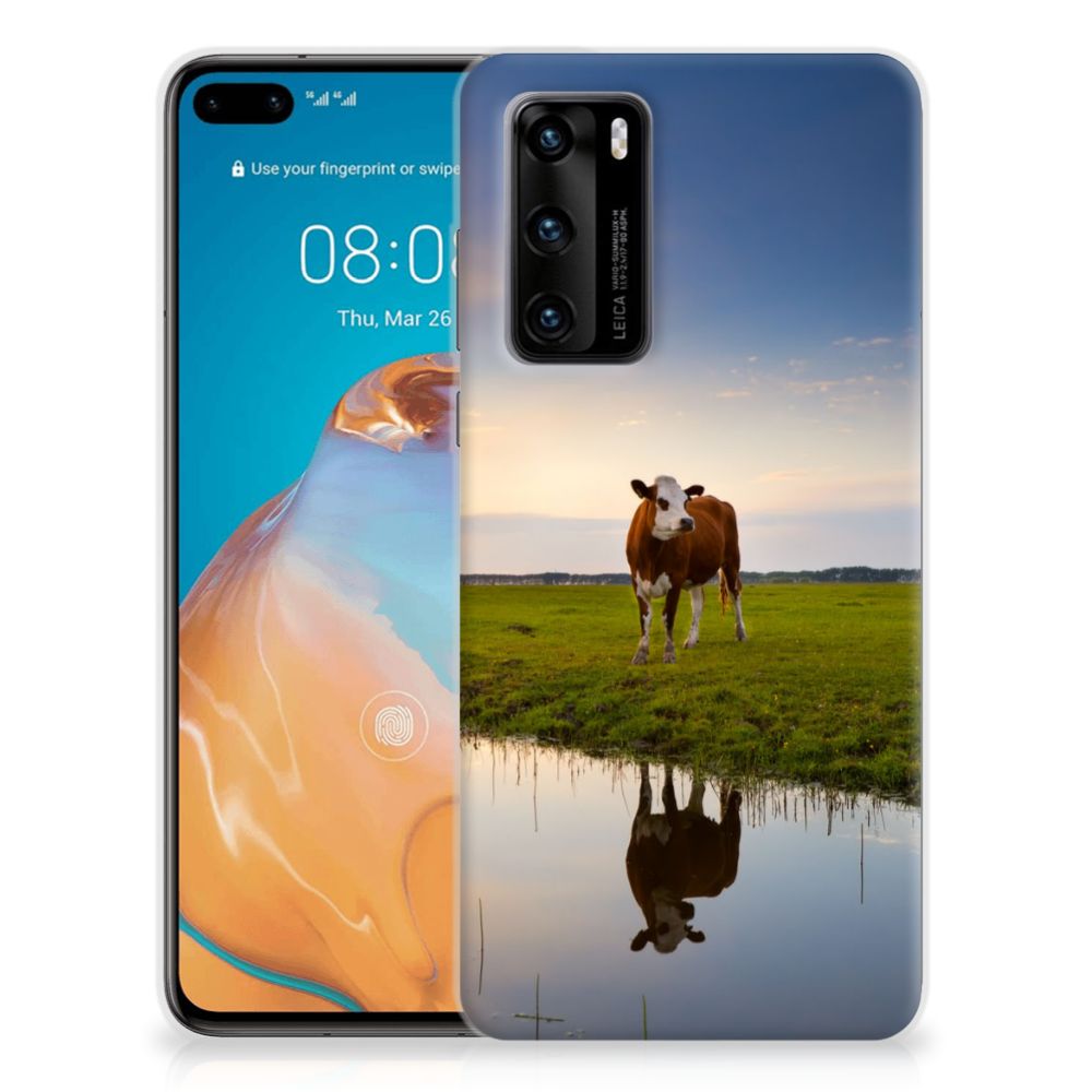 Huawei P40 TPU Hoesje Koe B2C Telecom