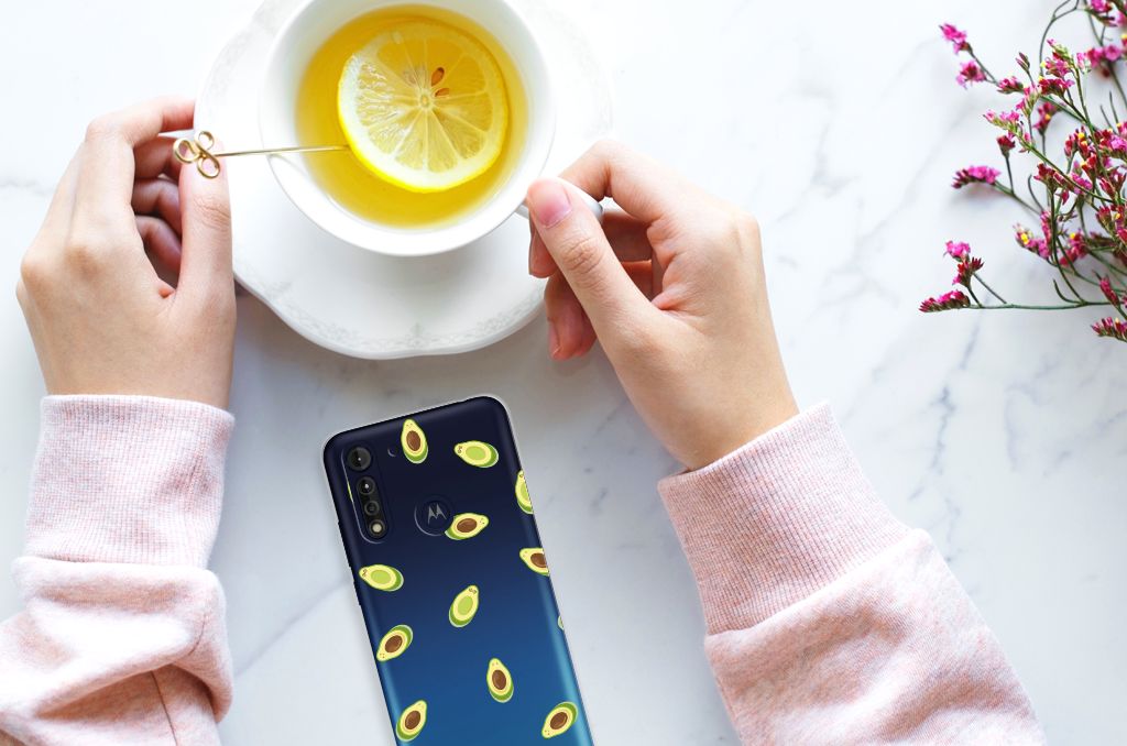 Motorola Moto G8 Power Lite Siliconen Case Avocado B2C Telecom