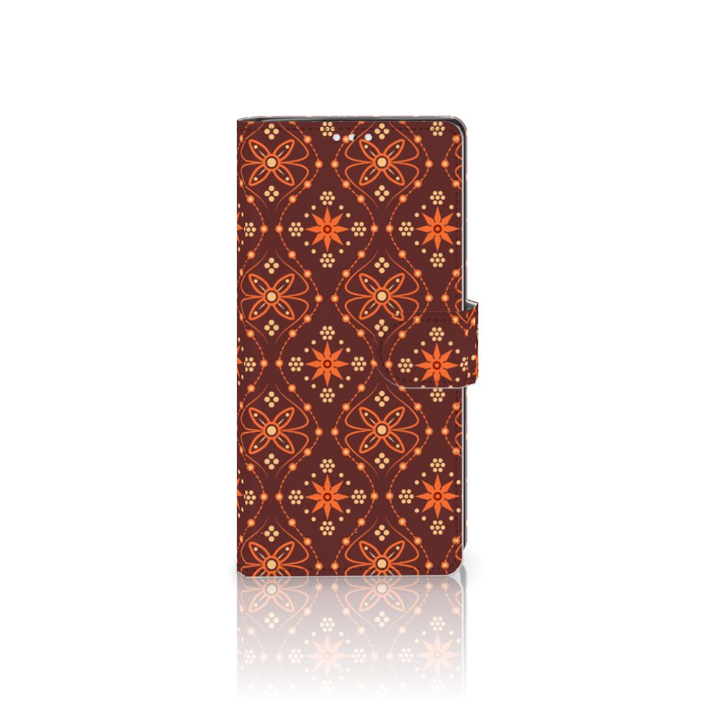 Samsung Galaxy Note 10 Telefoon Hoesje Batik Brown