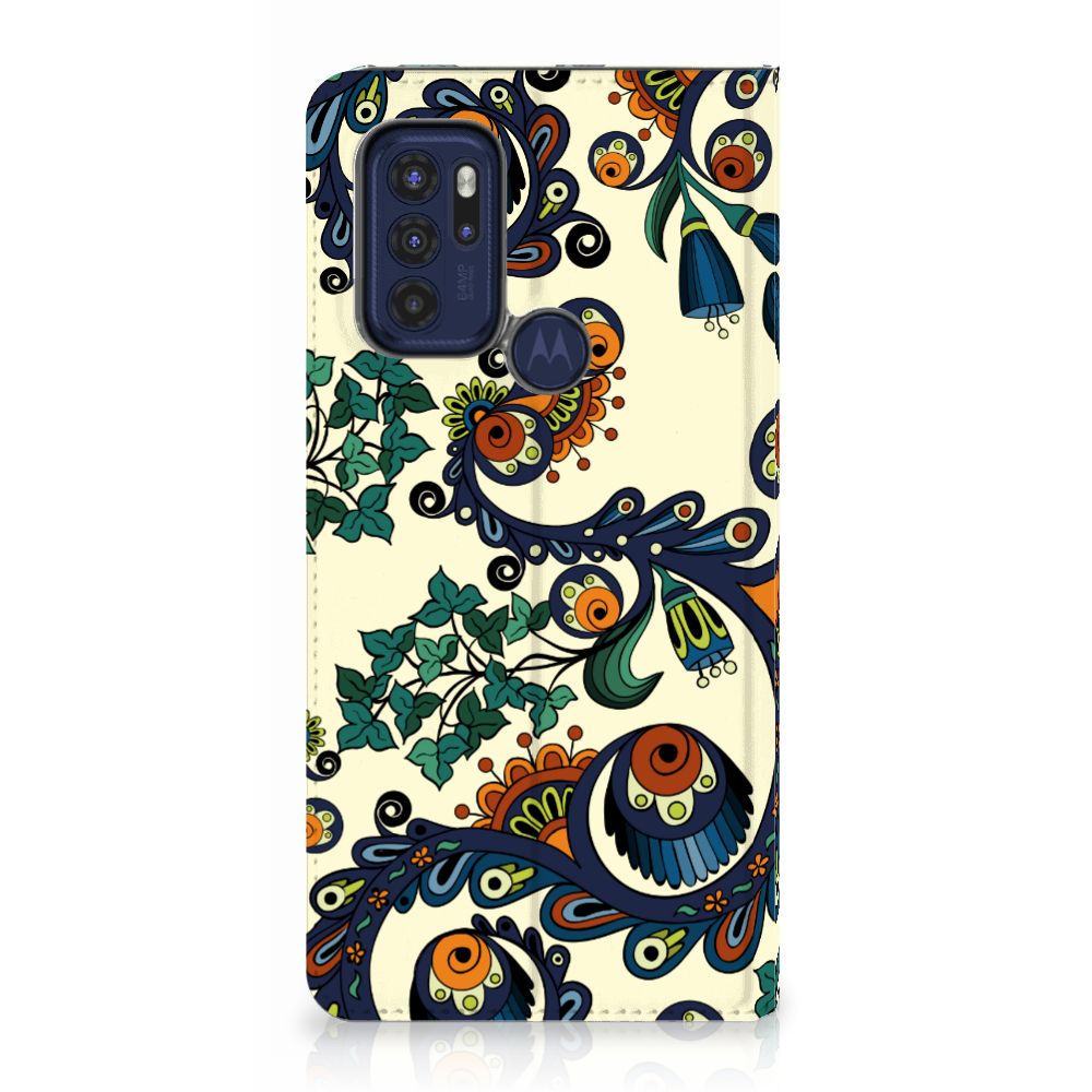 Telefoon Hoesje Motorola Moto G60s Barok Flower - B2C Telecom