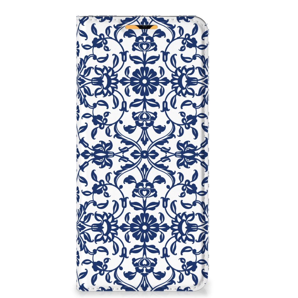 OPPO A15 Smart Cover Flower Blue - B2C Telecom