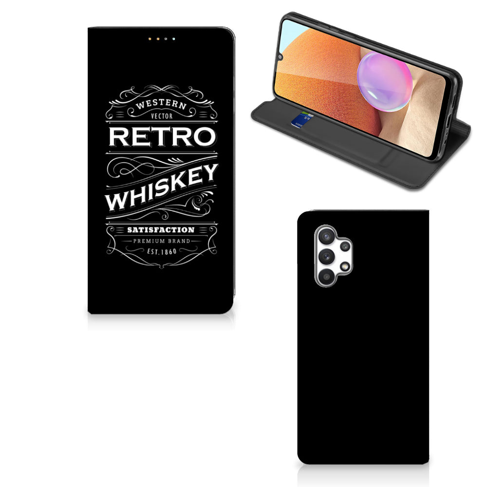 Samsung Galaxy A32 4G | A32 5G Enterprise Editie Flip Style Cover Whiskey