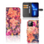 iPhone 13 Pro Max Hoesje Bosje Bloemen met kleurrijke bloemenprint en ruimte voor 3 pasjes 🌸