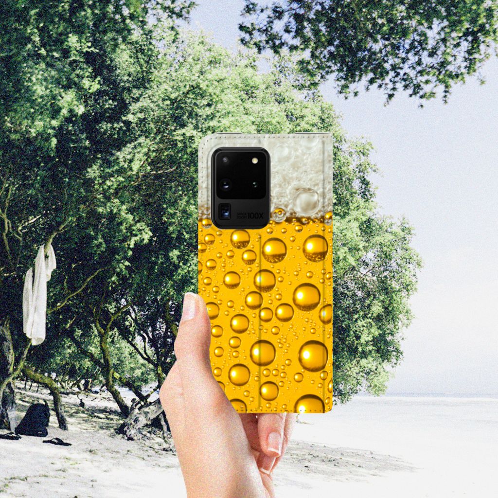 Samsung Galaxy S20 Ultra Flip Style Cover Bier - B2C Telecom