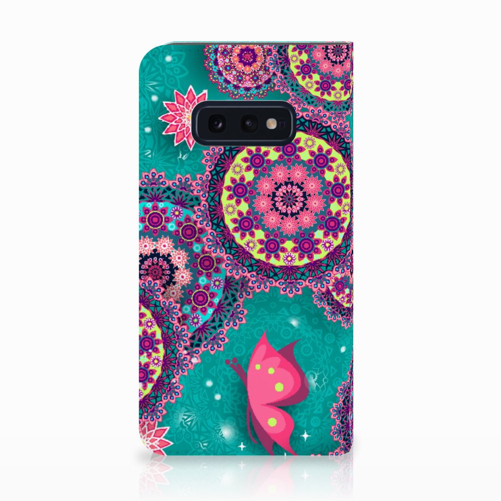 Samsung Galaxy S10e Bookcase Cirkels en Vlinders