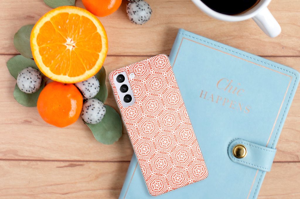 Samsung Galaxy S21 Plus TPU bumper Pattern Orange B2C Telecom