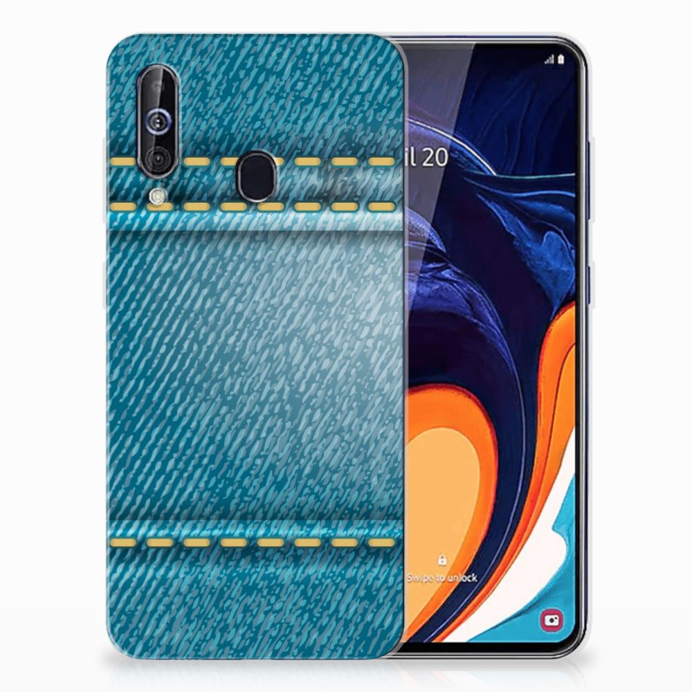 Samsung Galaxy A60 Silicone Back Cover Jeans