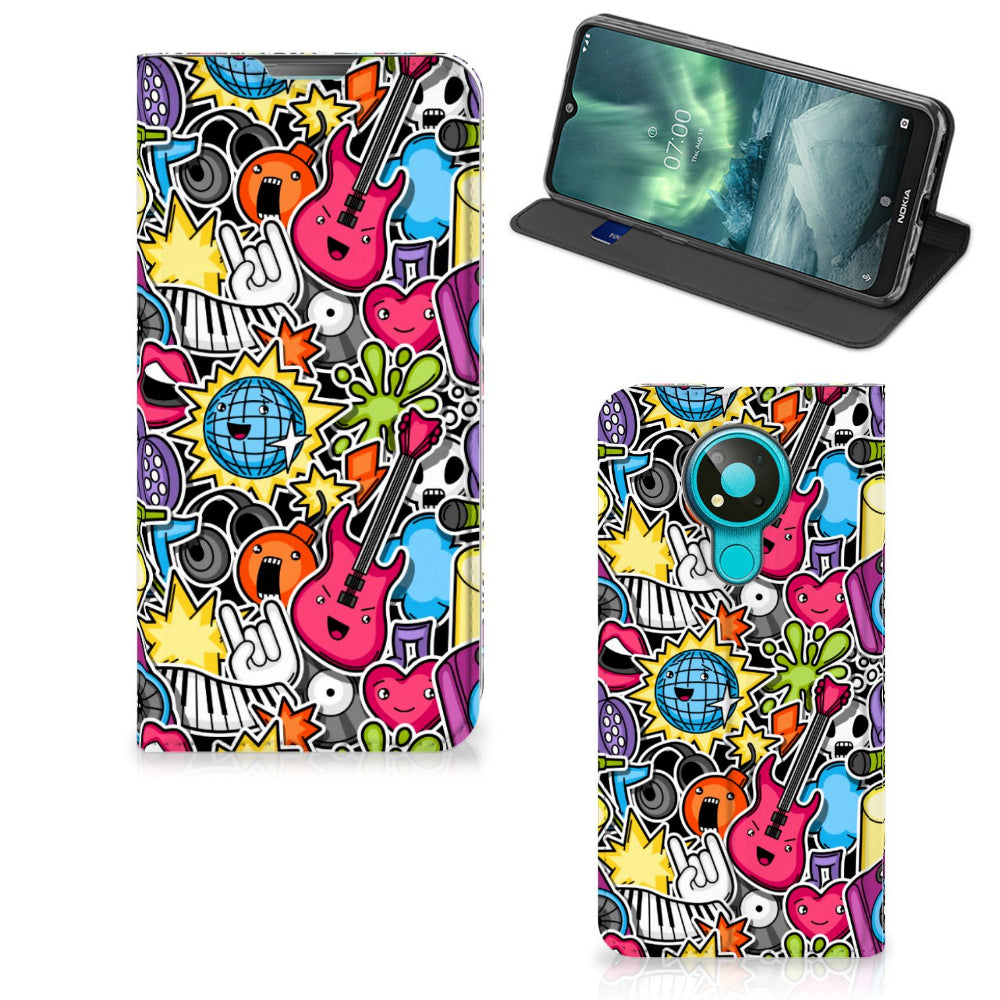 Nokia 3.4 Hippe Standcase Punk Rock