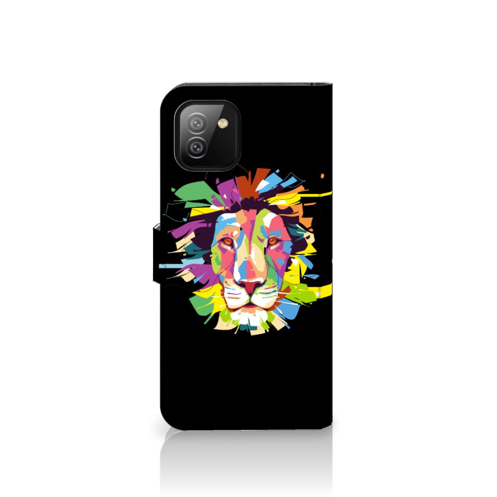 Samsung Galaxy A03 Leuk Hoesje Lion Color