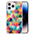iPhone 14 Pro Doorzichtige Silicone Hoesje Geruit B2C Telecom